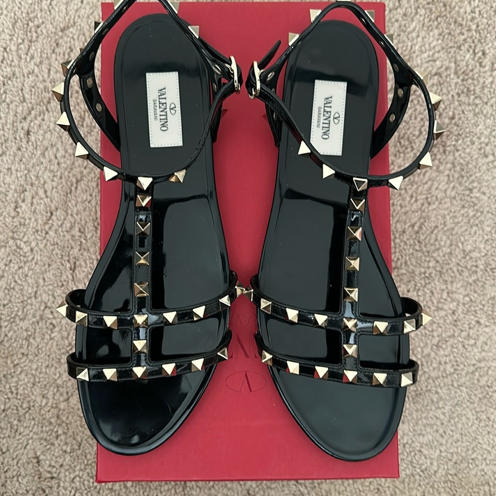 Black Valentino Sandals